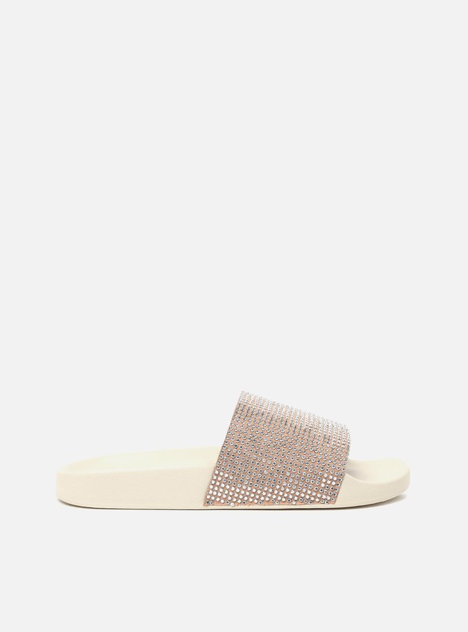 Slide Off-White Cristais Brizza