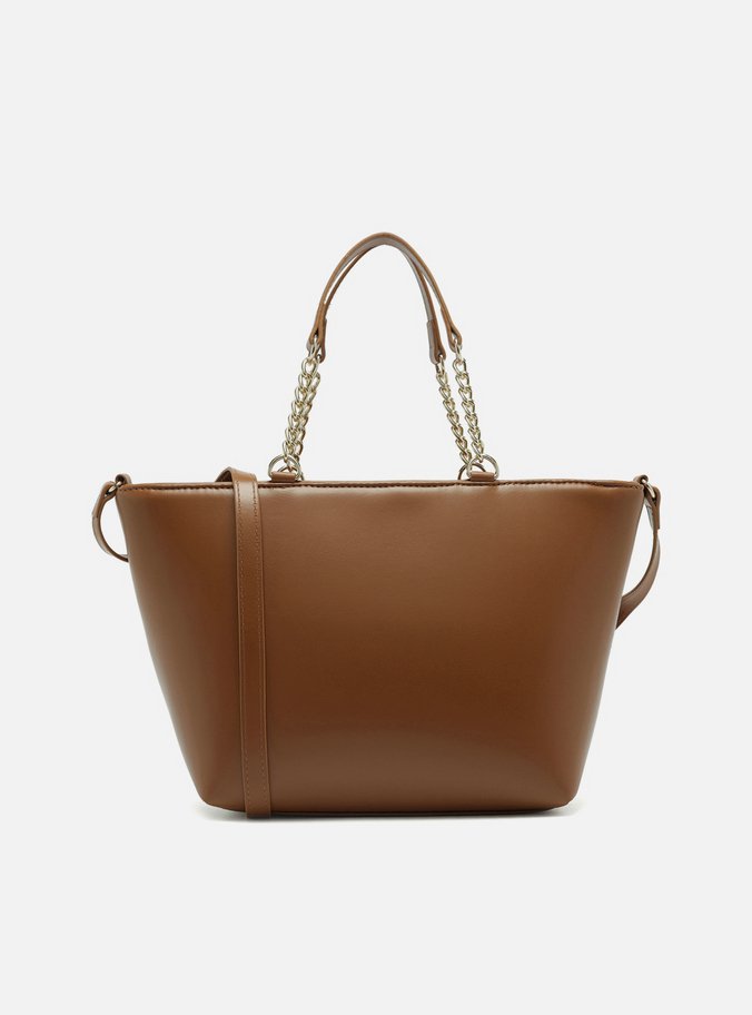 Bolsa Tote Marrom Giorno Grande Matelassê