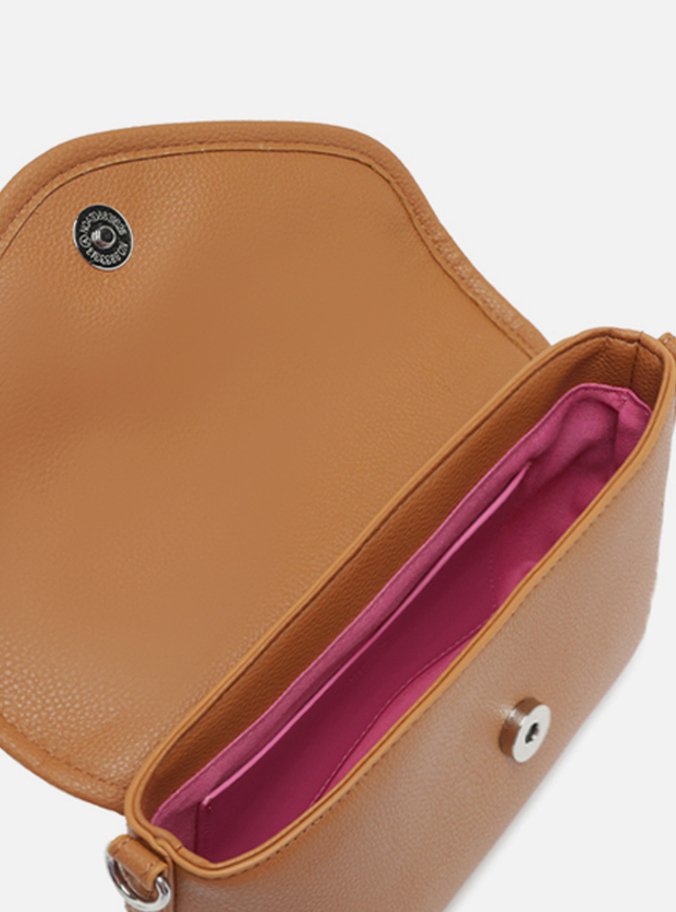 Bolsa Tiracolo Marrom Pequena