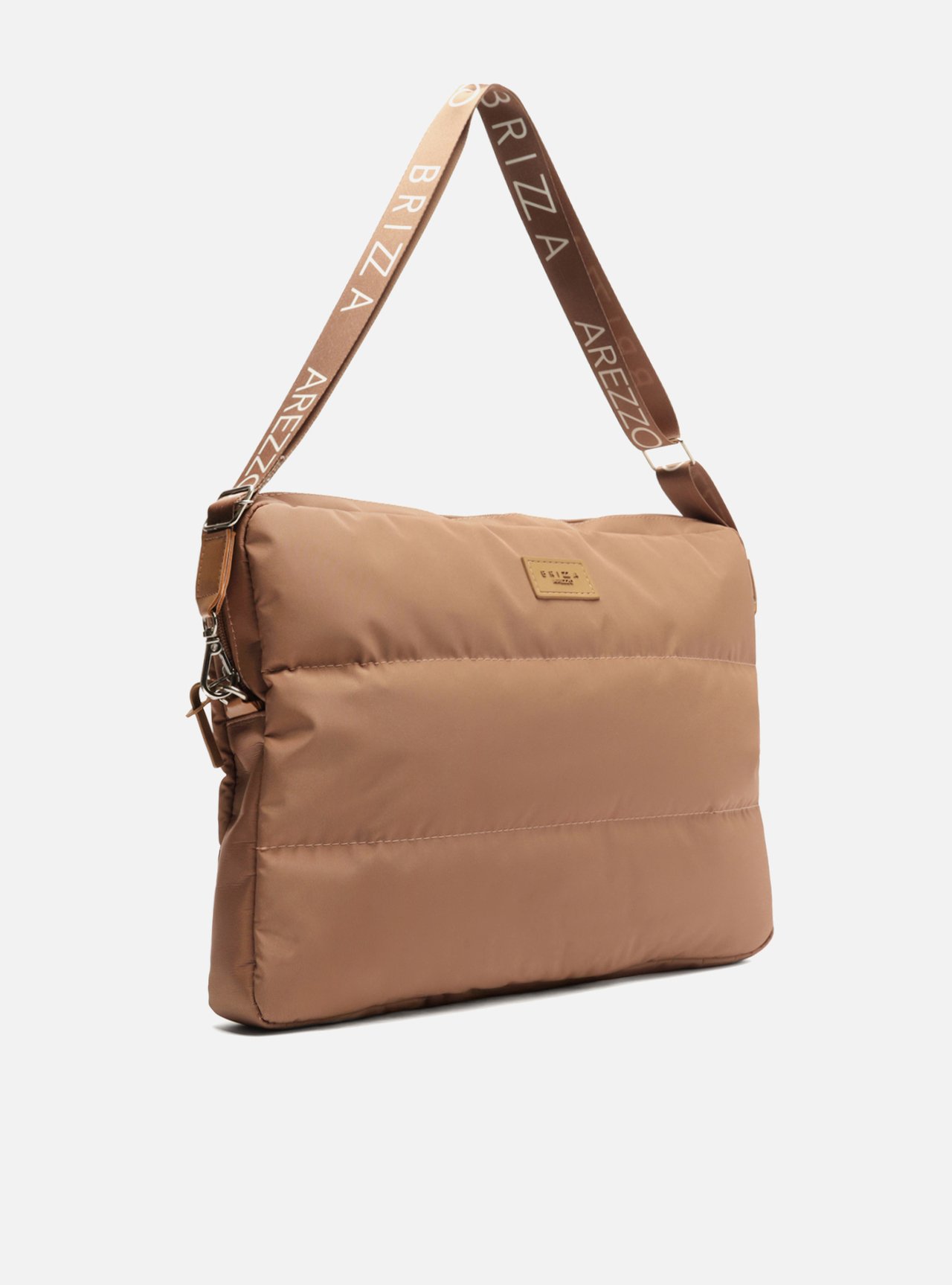 Porta Notebook Marrom Nylon Gigi Médio — foto 2