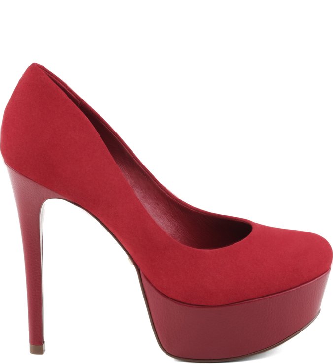 Scarpin Vermelho com Plataforma