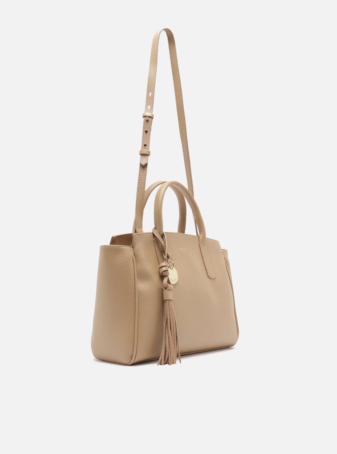 Bolsa Tote Bege Grande Charm Barbicacho
