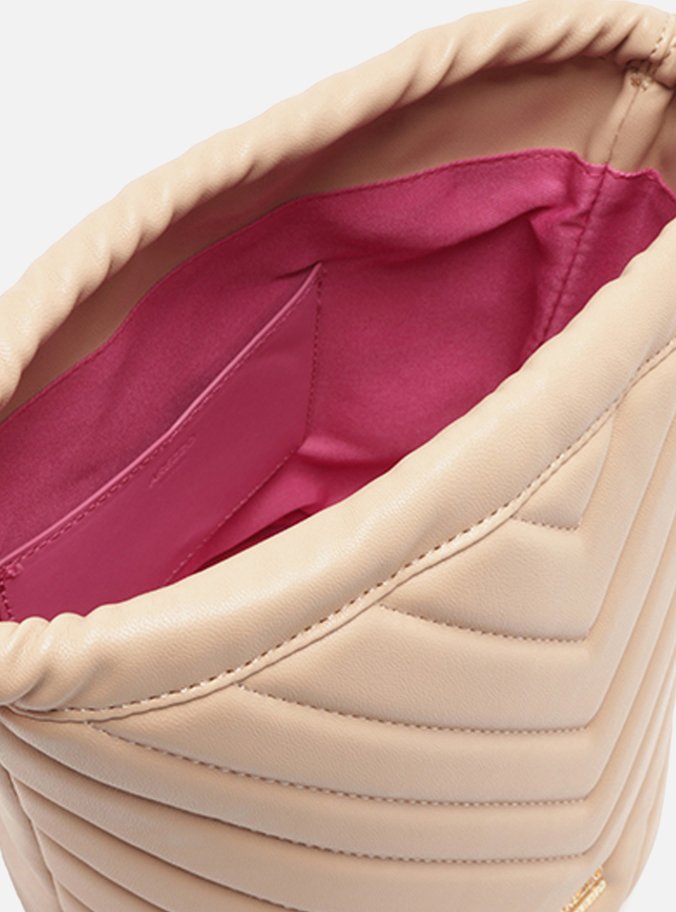 Bolsa Bucket Nude Pequena