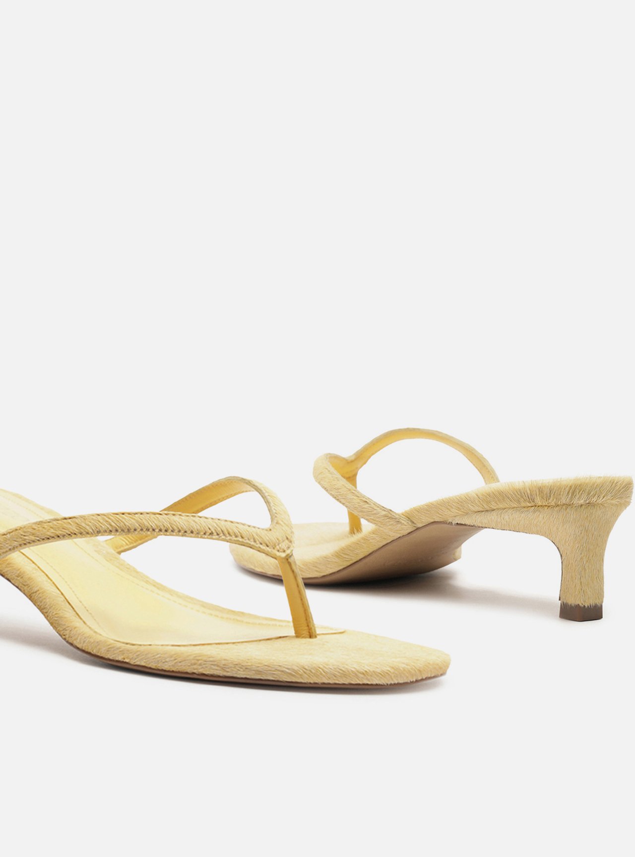 Tamanco Preto/Amarelo Salto Fino Pelo Zebra — foto 4
