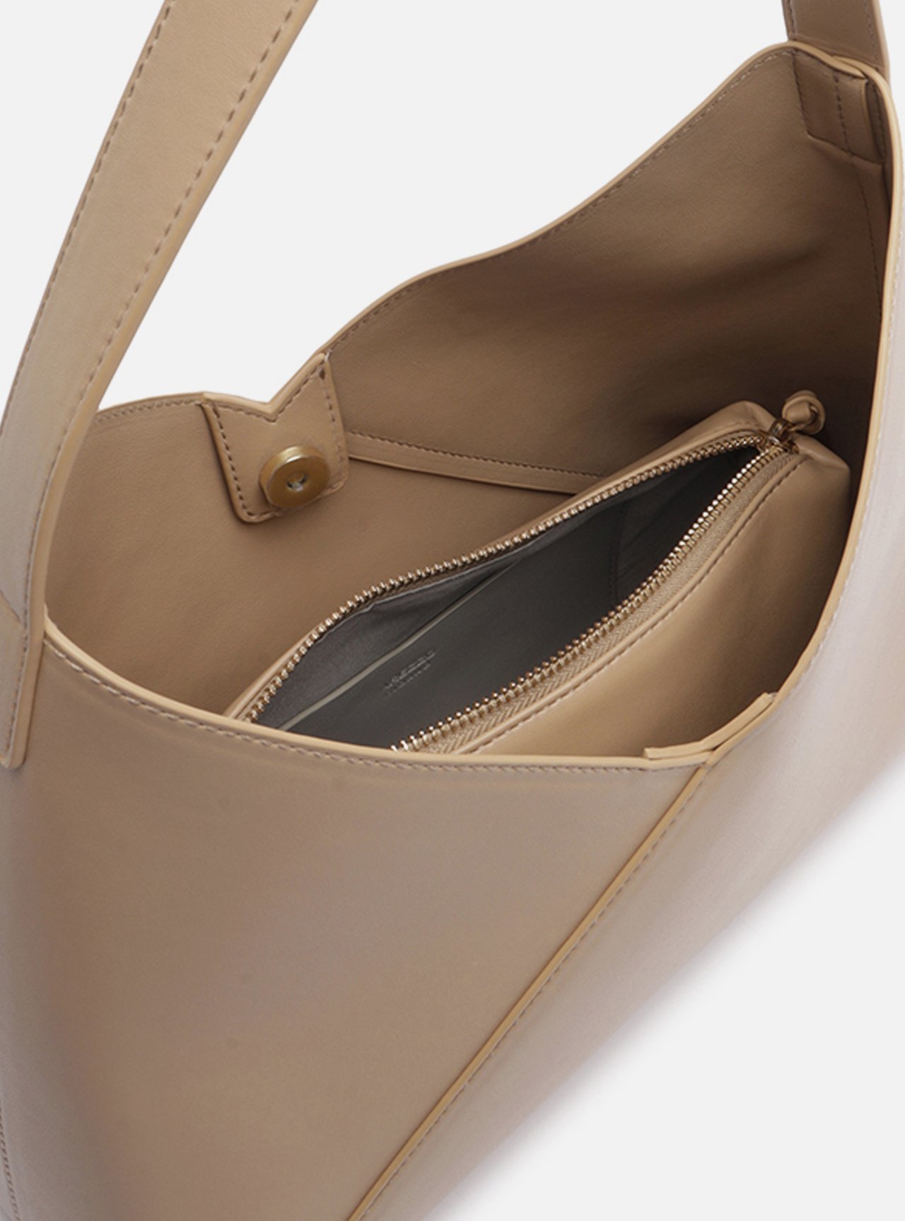 Bolsa Hobo Nude Média — foto 4