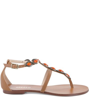 Rasteira Afrika Details New-Caramel