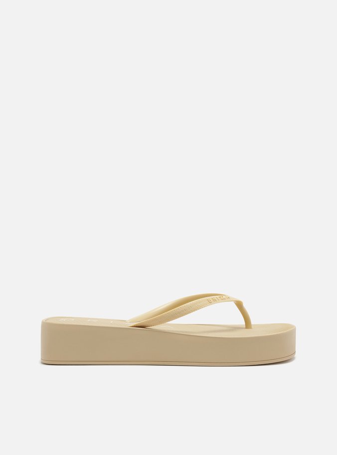 Sandália Off-White Flatform Mykonos