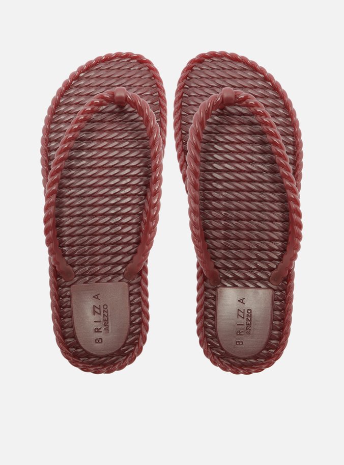 Chinelo Translúcido Vermelho Marrocos Jelly