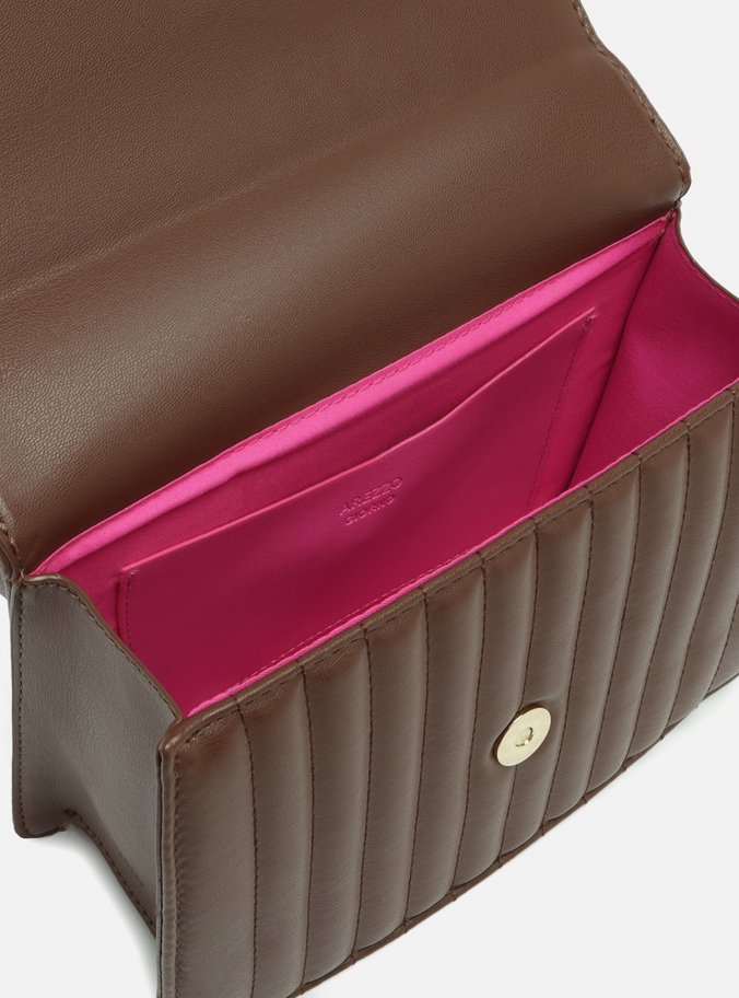 Bolsa Tiracolo Marrom Pequena