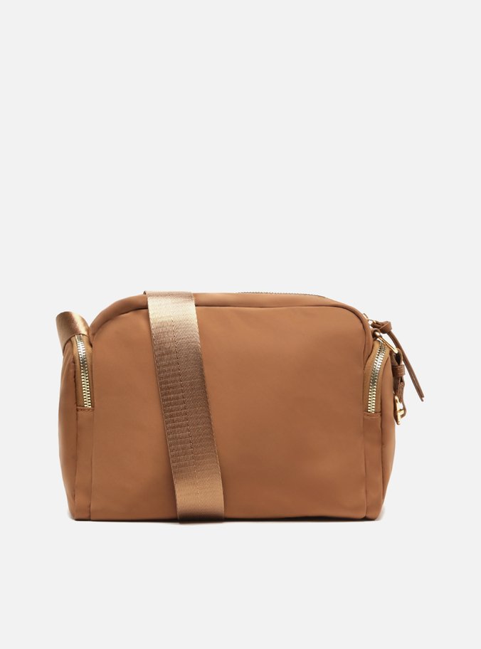 Bolsa Nylon Tiracolo Média Marrom