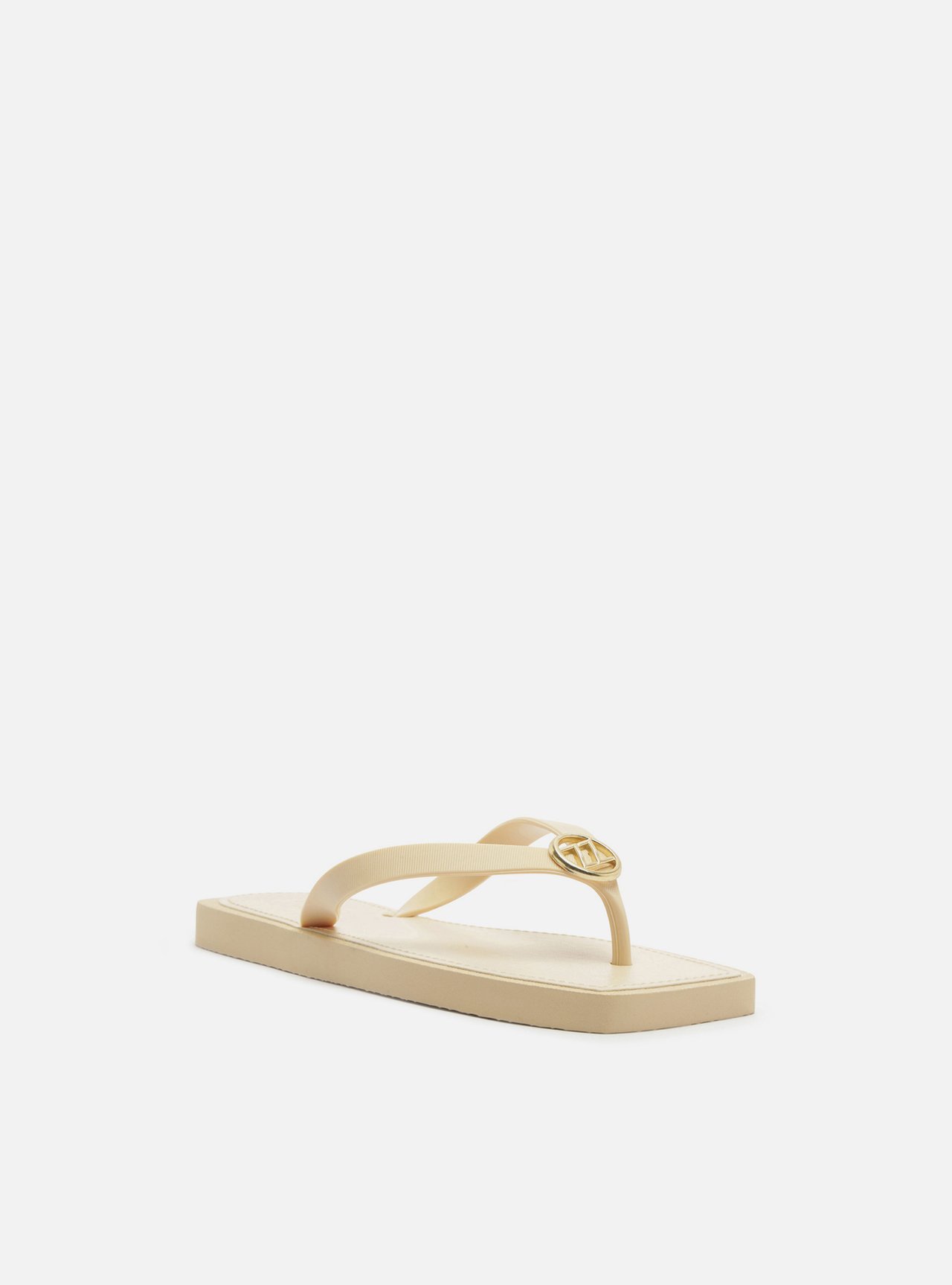 Chinelo de Dedo Off White Metal ZZ Square Brizza — foto 2
