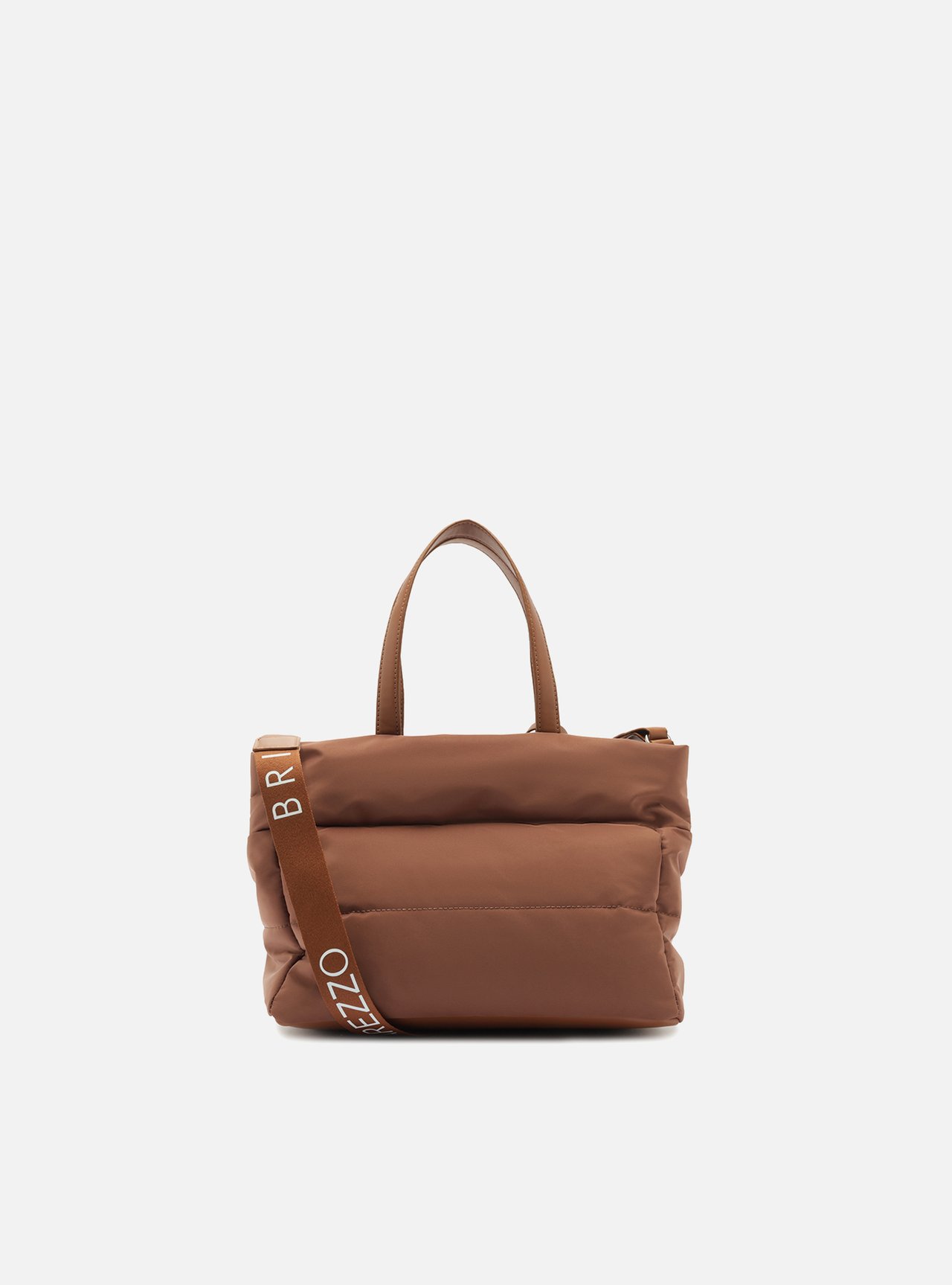 Bolsa Tote Marrom Pequena Matelassê Brizza — foto 3