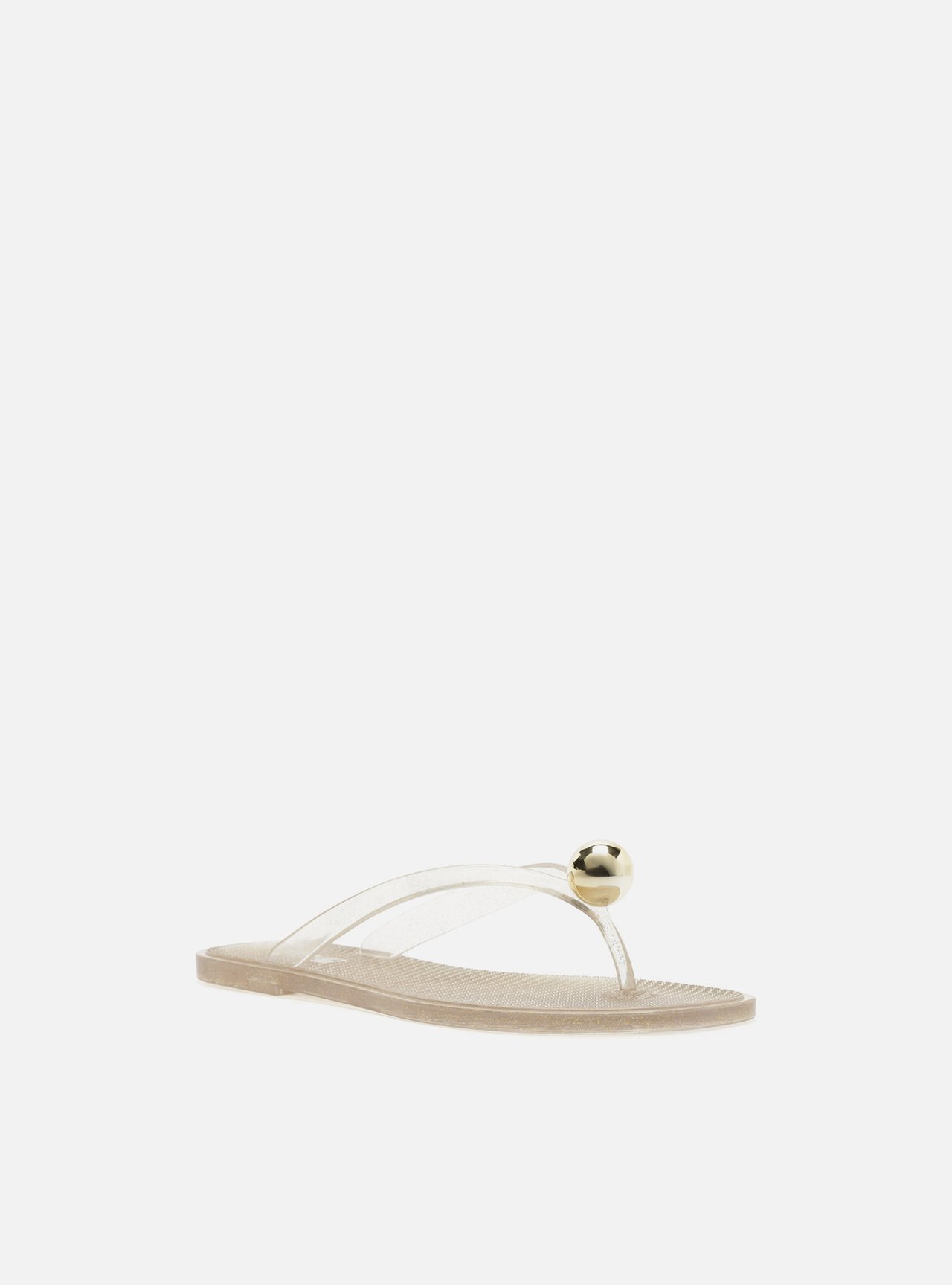 Chinelo Dourado Jelly Glow Esfera — foto 2