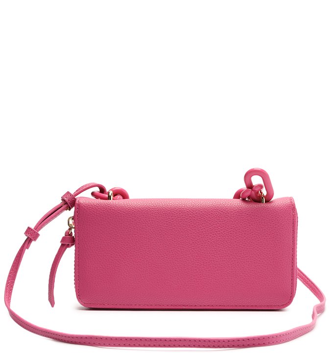 Bolsa Carteira Tiracolo Rosa Média Corrente