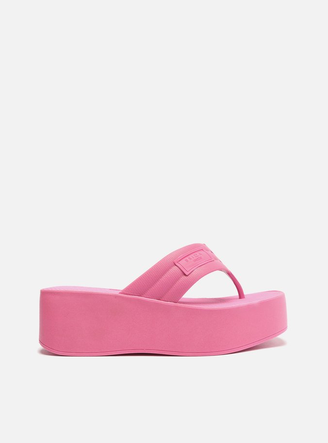Tamanco Rosa Flatform Lulu Brizza
