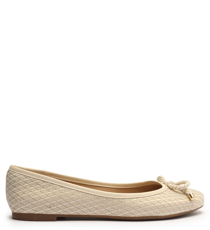 Sapatilha Off-White Tramada Laço