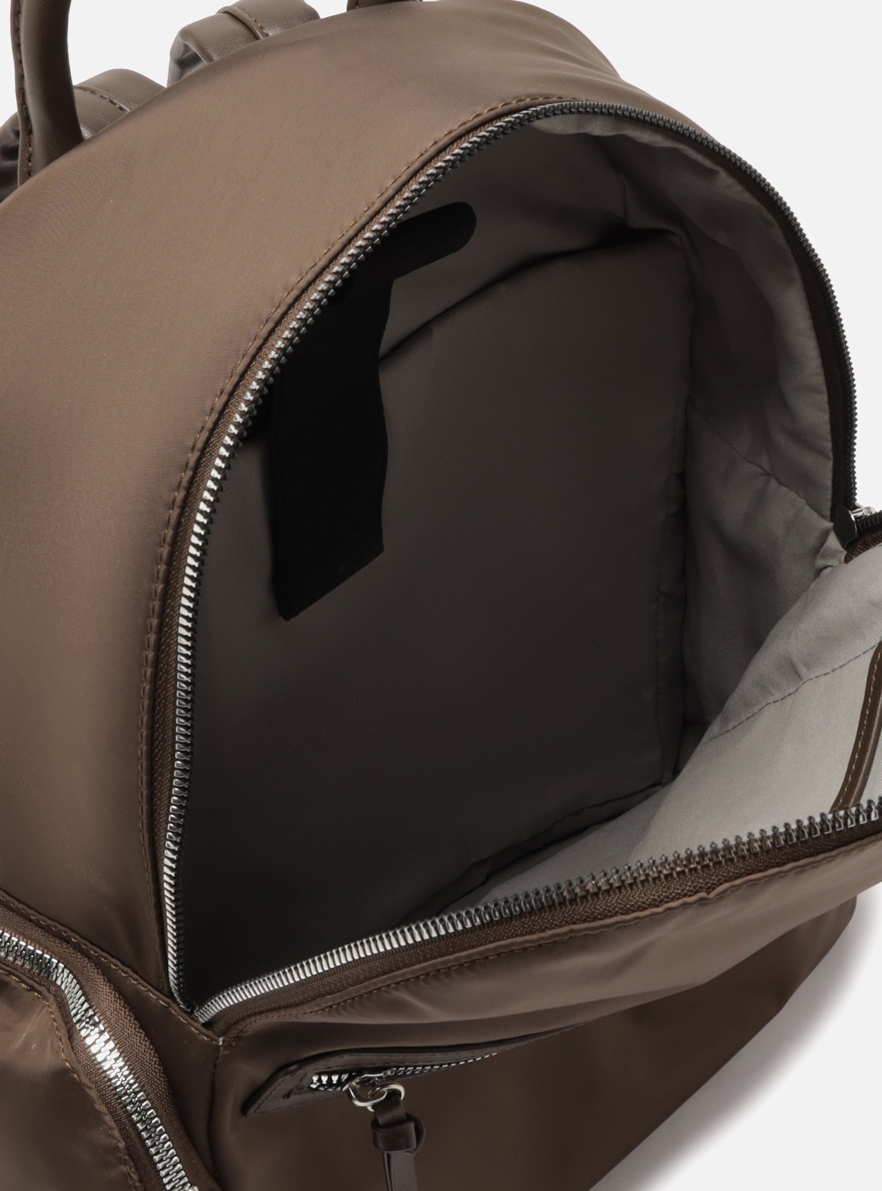 Mochila Nylon Grande Marrom — foto 4