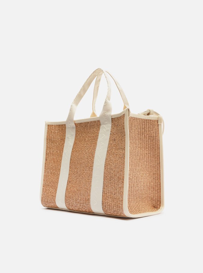 Bolsa Tote Multicolorida Palha Brizza