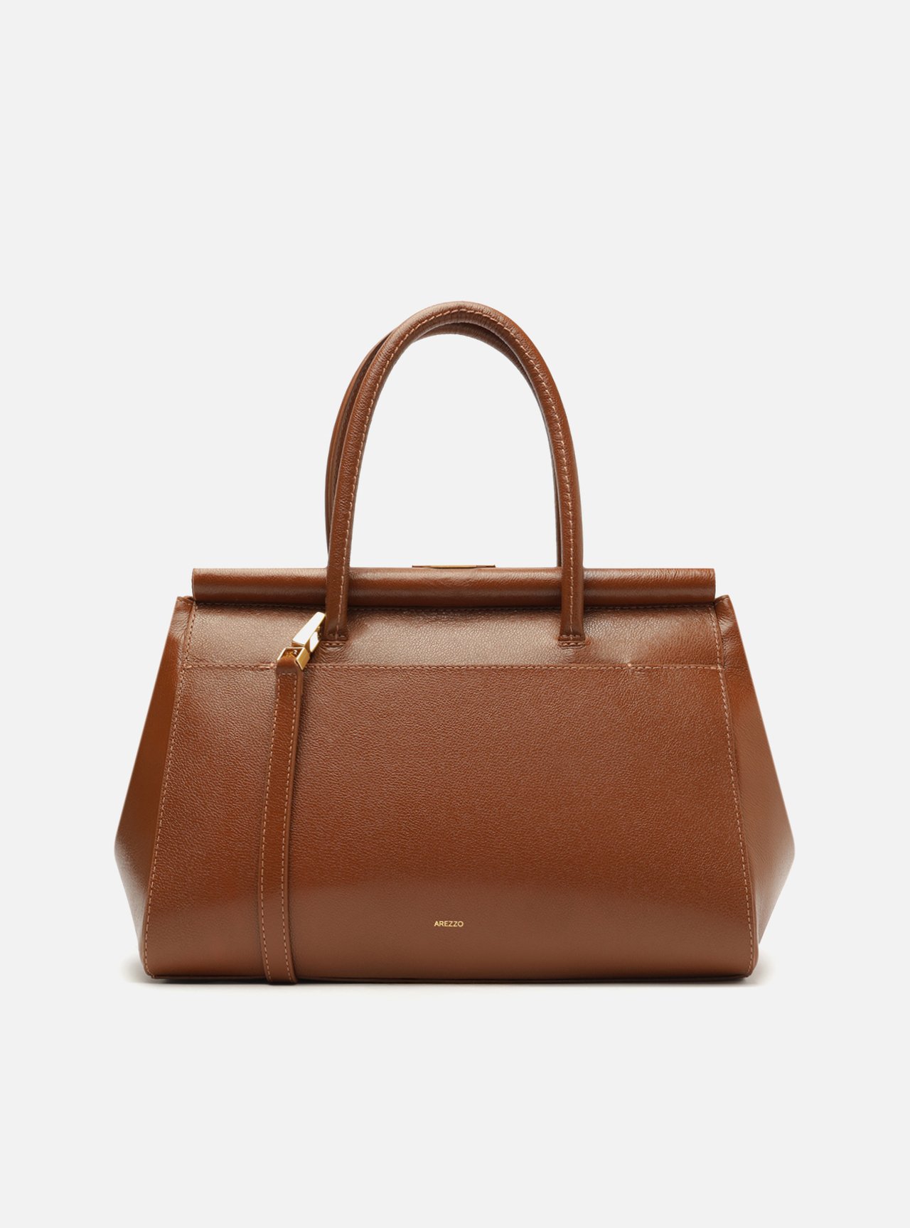 Bolsa Tote Marrom Couro Maxi Croco Grande — foto 3