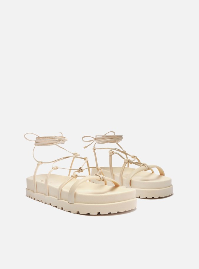 Sandália Papete Off-White Amarração Nós Brizza