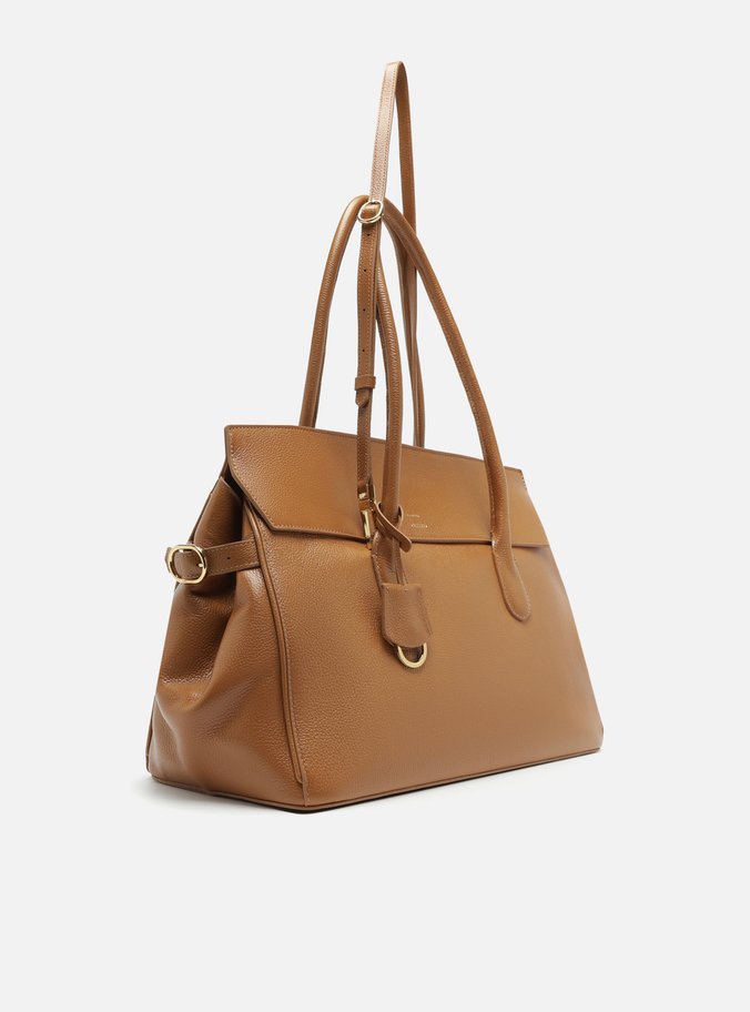 Bolsa Tote Marrom Couro Ária Grande