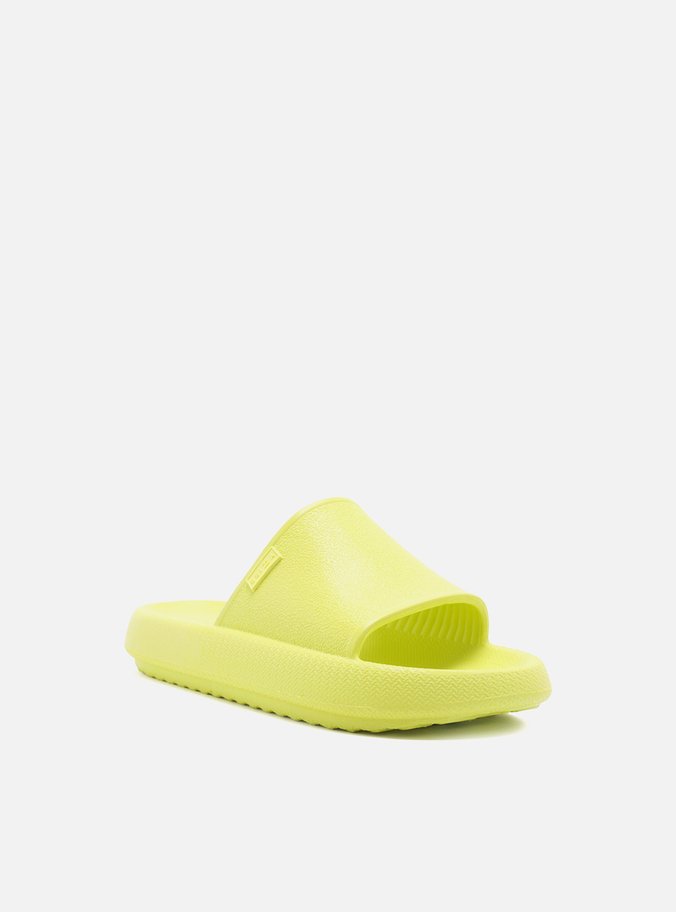 Chinelo Slide Amarelo Brizza