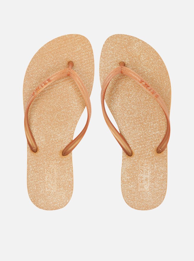 Chinelo Laranja Brizza Bico Redondo