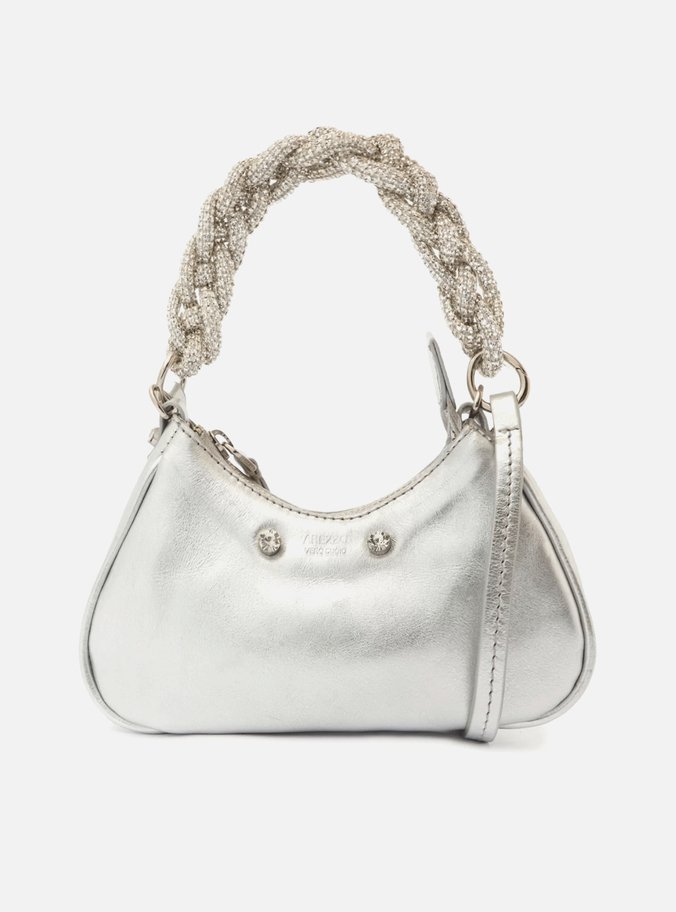 Bolsa Tiracolo Prata Alça Tramada