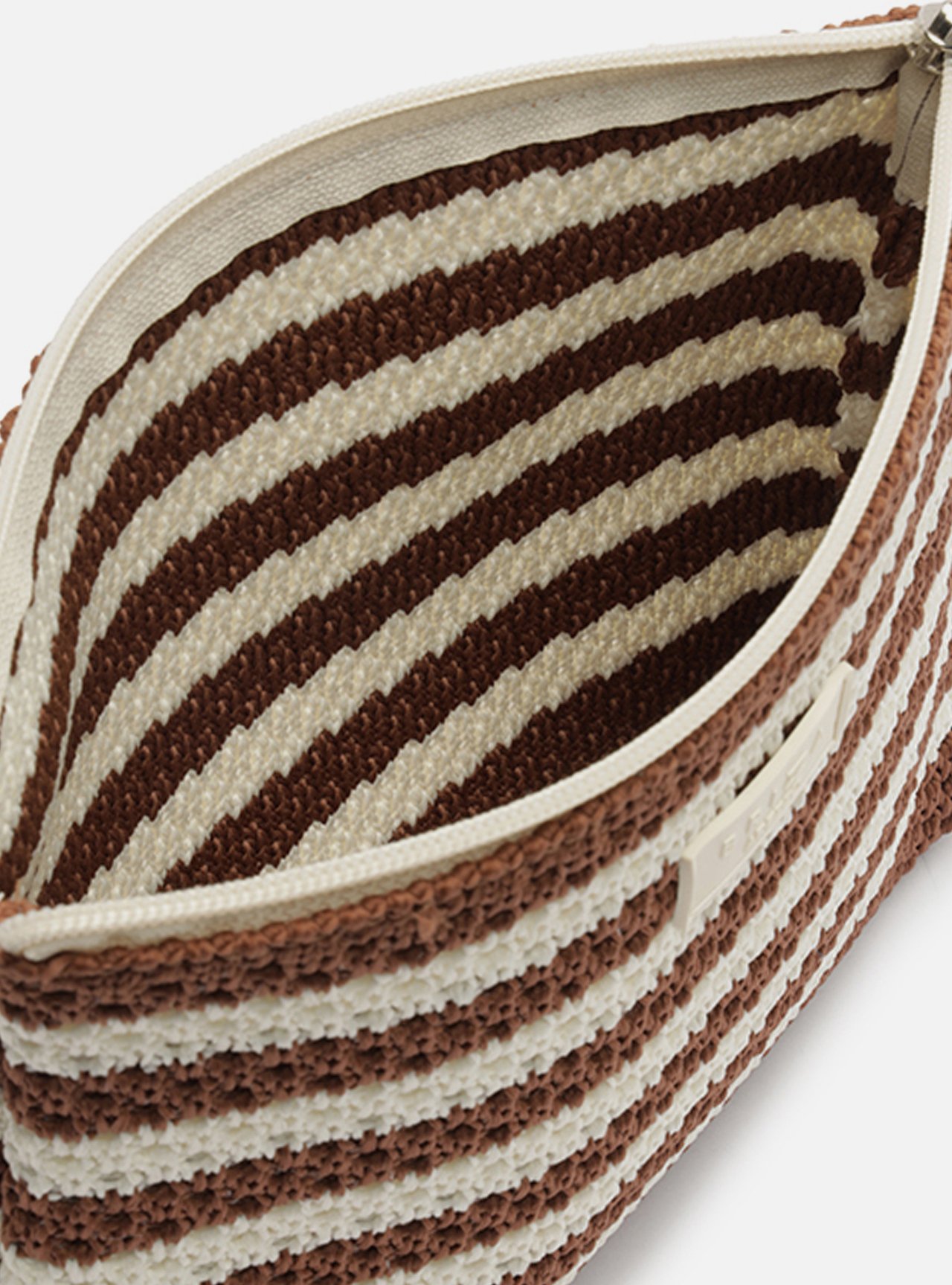Necessaire Multicolorida Knit Listrada Brizza — foto 3