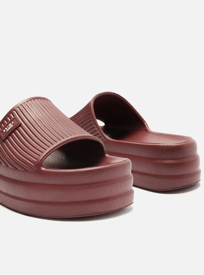 Sandália Vermelha Flatform Oslo Brizza