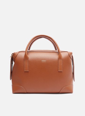 Bolsa Bowling Marrom Grande Recortes