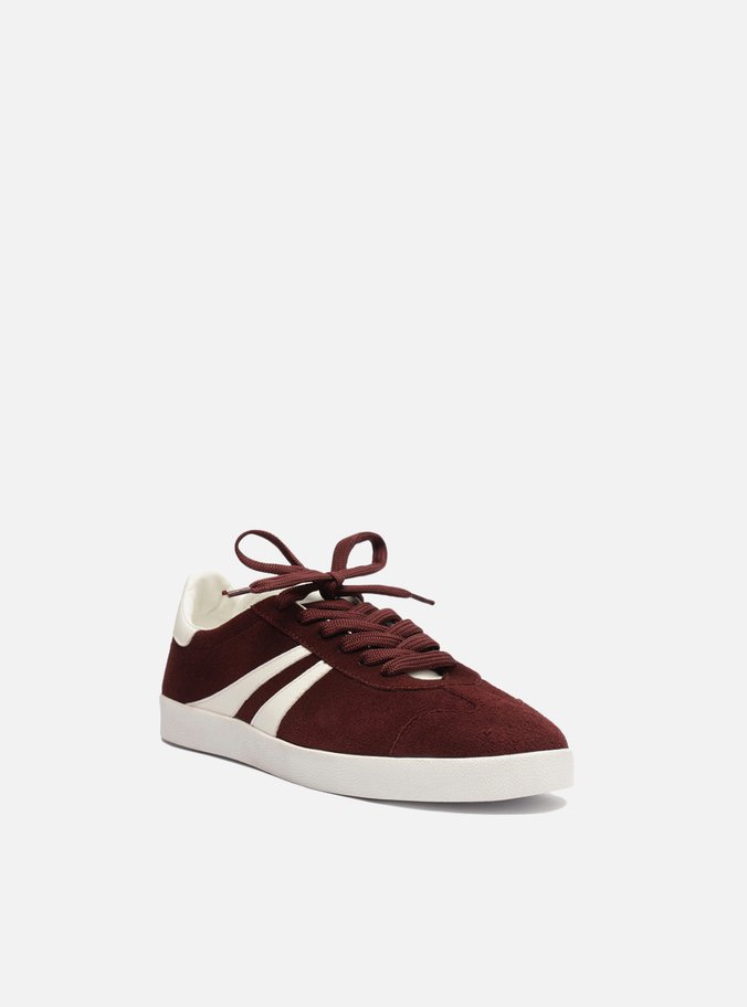 Tênis Vermelho Suede ZZ Mov Listras