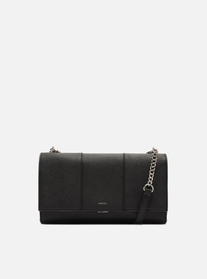 Bolsa Tiracolo Preta Pequena Recortes