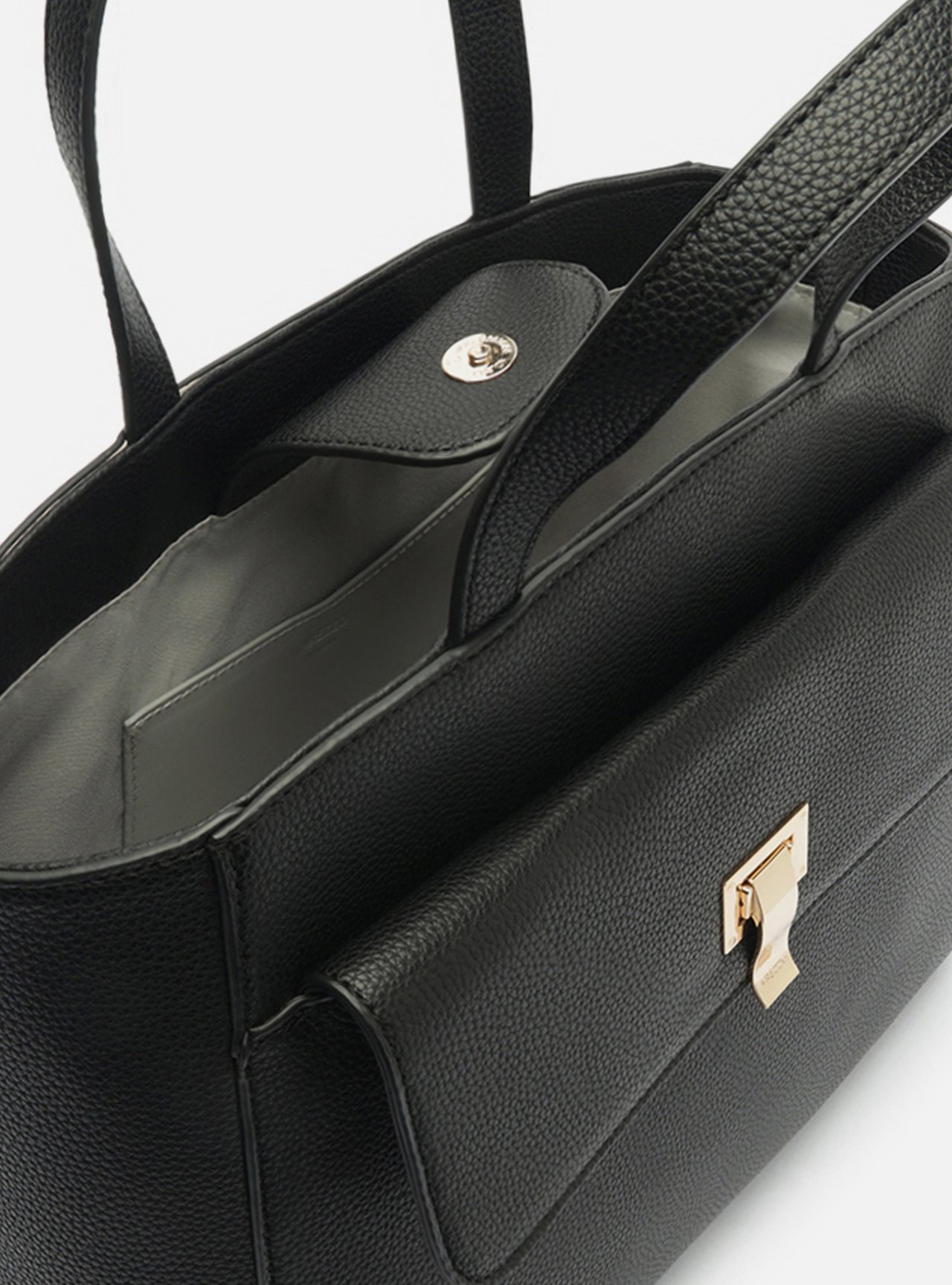 Bolsa Tote Preta Grande — foto 4