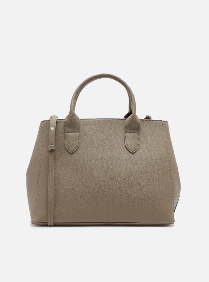 Bolsa Tote Cinza Grande