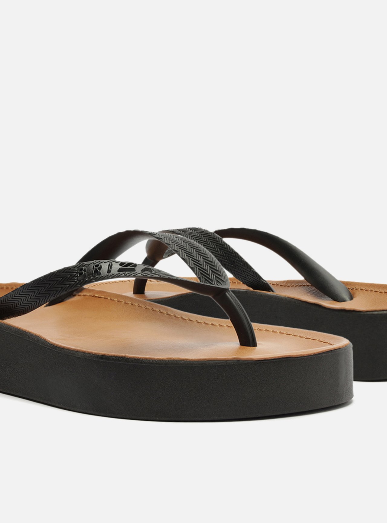 Chinelo de Dedo Preto Fit Midi Brizza — foto 5