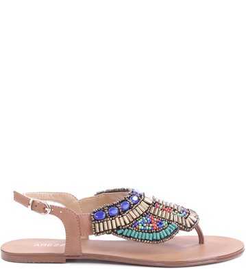 Rasteira Miçangas Multi