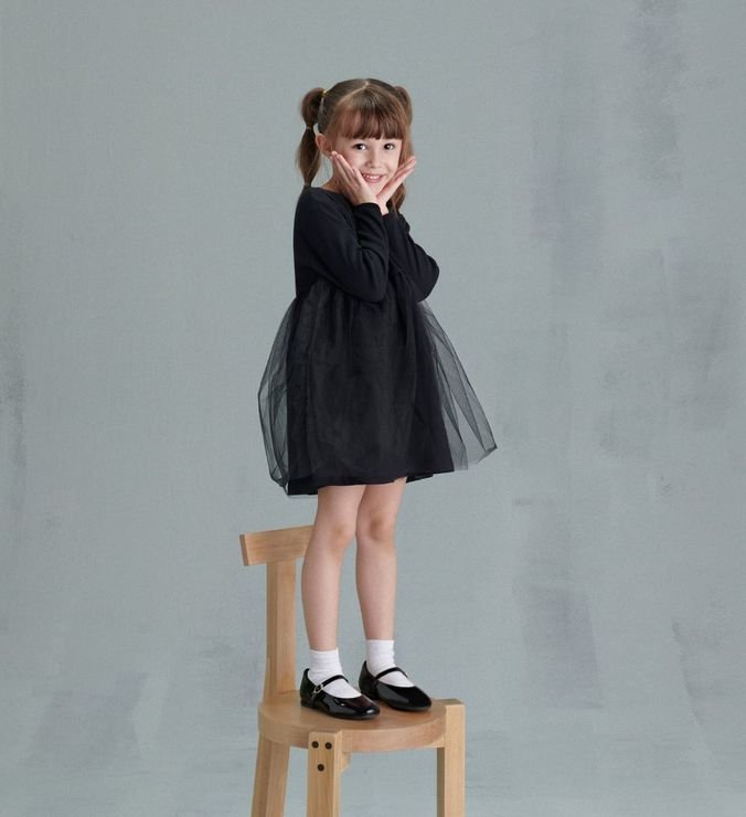 Sapatilha Infantil Preta Verniz Bambini