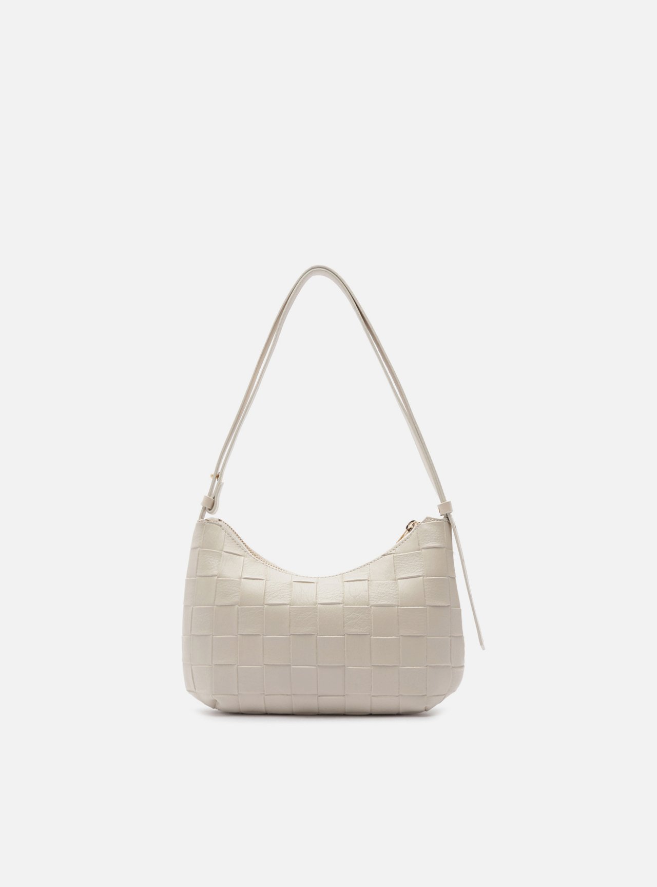 Bolsa Tiracolo Branca Pequena Tressê — foto 3