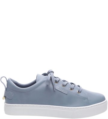 Tênis Couro Casual Retro Blue