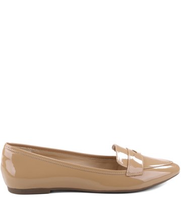Mocassim Tomboy Verniz Nude Rose