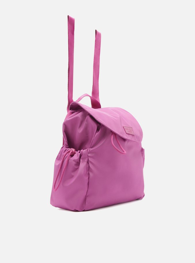 Mochila Roxa Nylon Gigi Média Brizza
