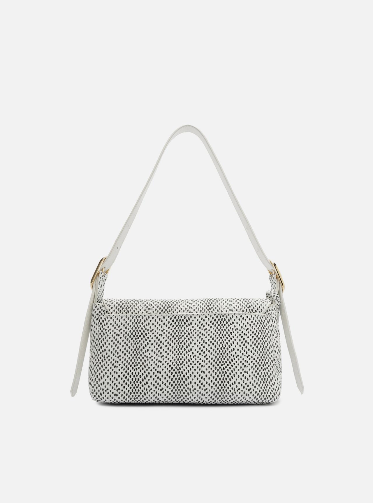 Bolsa Tiracolo Animal Print Couro Média Metais — foto 3