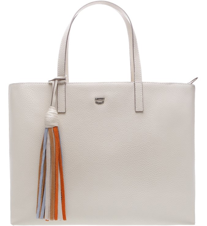 Bolsa Shopping Grande Mirelle Off White