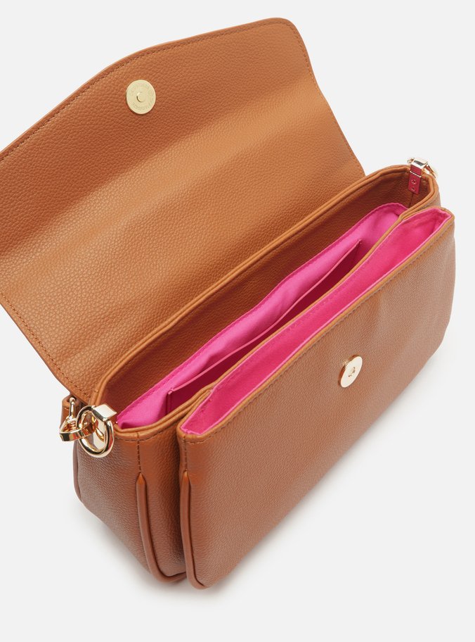 Bolsa Tiracolo Marrom Média