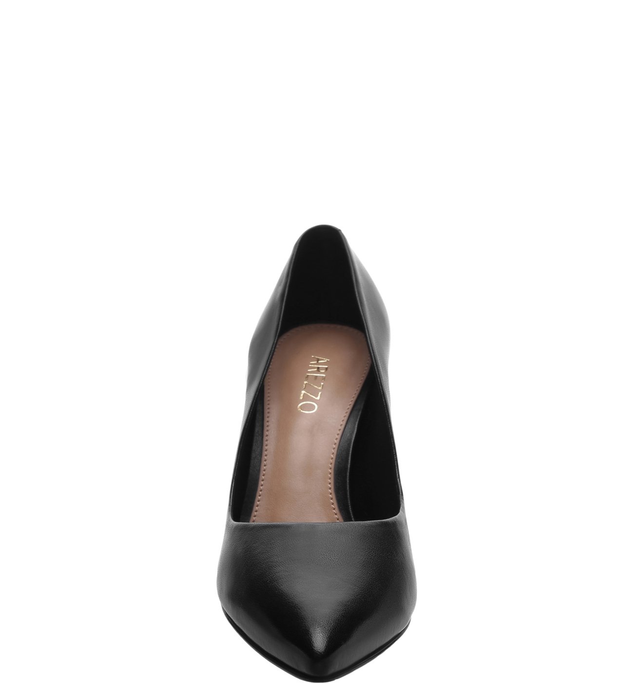 Scarpin Couro Croco Retrô Preto — foto 8