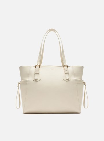 Bolsa Shopping Branca Grande