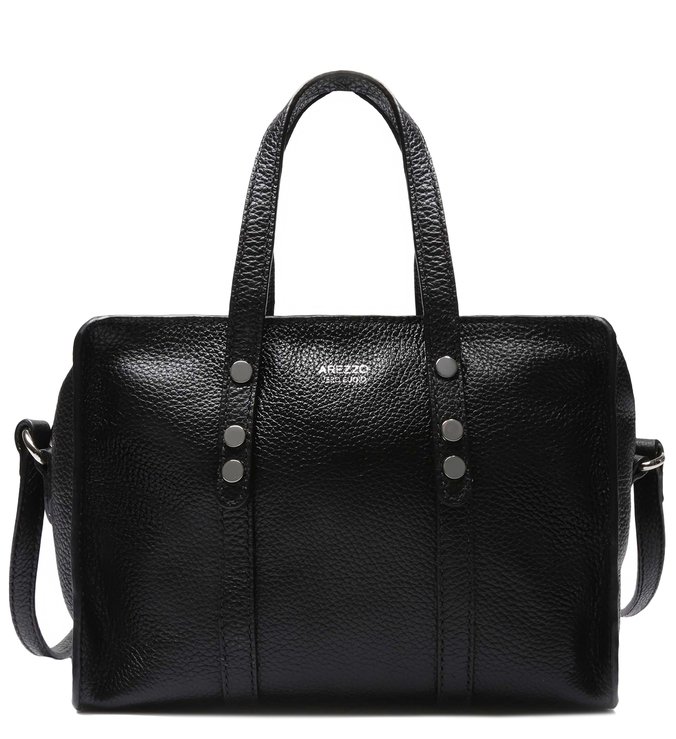 Bolsa Tote Couro Lucce Média Preta