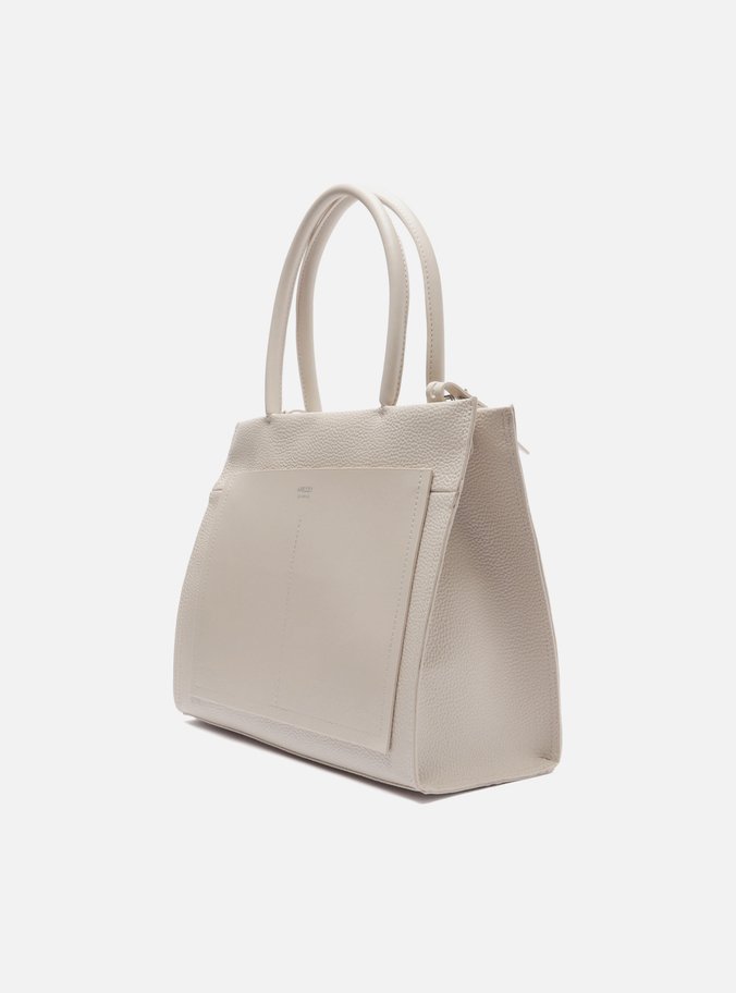 Bolsa Shopping Branca Grande Bolso
