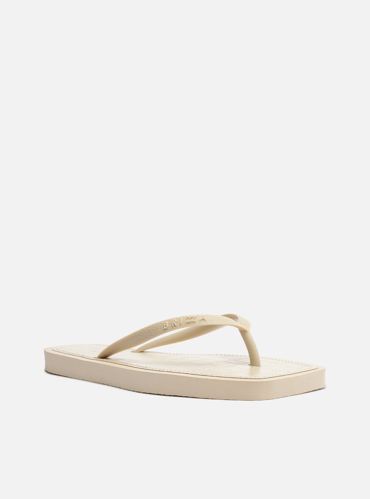 Chinelo de Dedo Off-White Square Palmilha Croco — foto 2